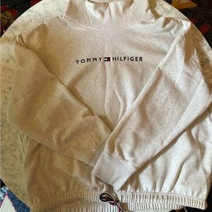 Tommy Hilfiger Turtleneck Cinch Waist Sweatshirt